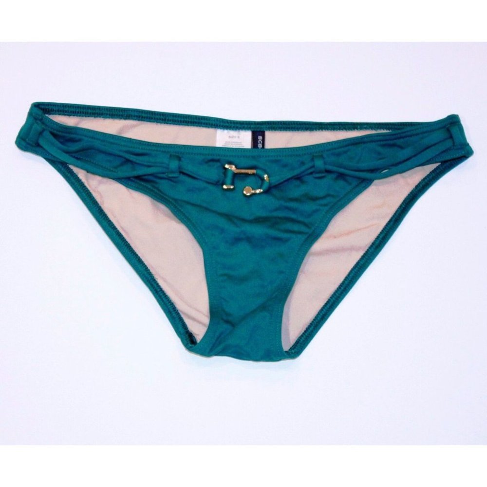 BCBG Swimwear BIKINI Bottom  GREEN ( S )